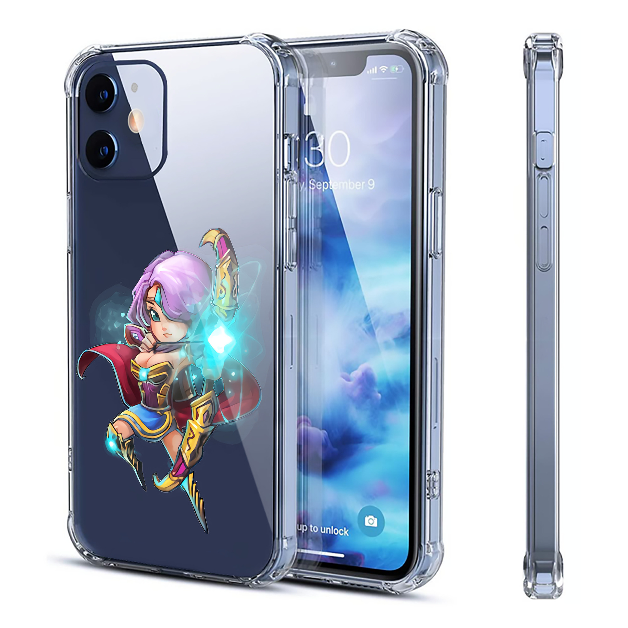 （画像用） リーグ・オブ・レジェンド League of Legends LOL 【iPhone 12シリーズ対応】透明スマホケース（クリアソフトケース）